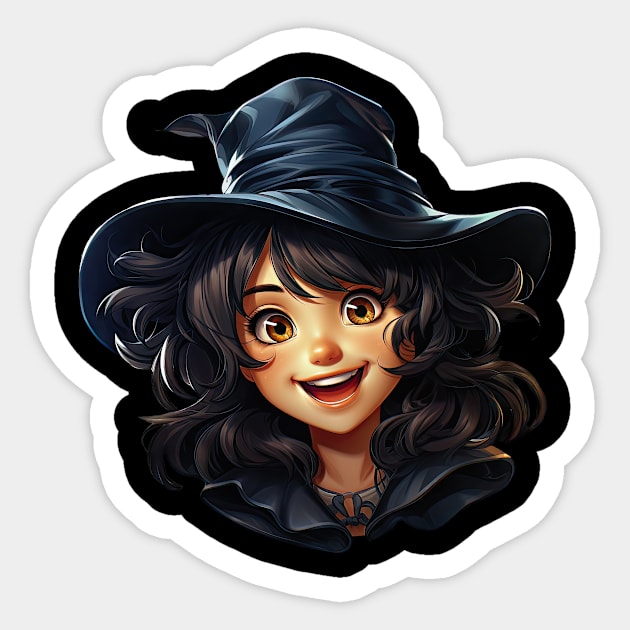 Little Witch Sticker by ZombieTeesEtc